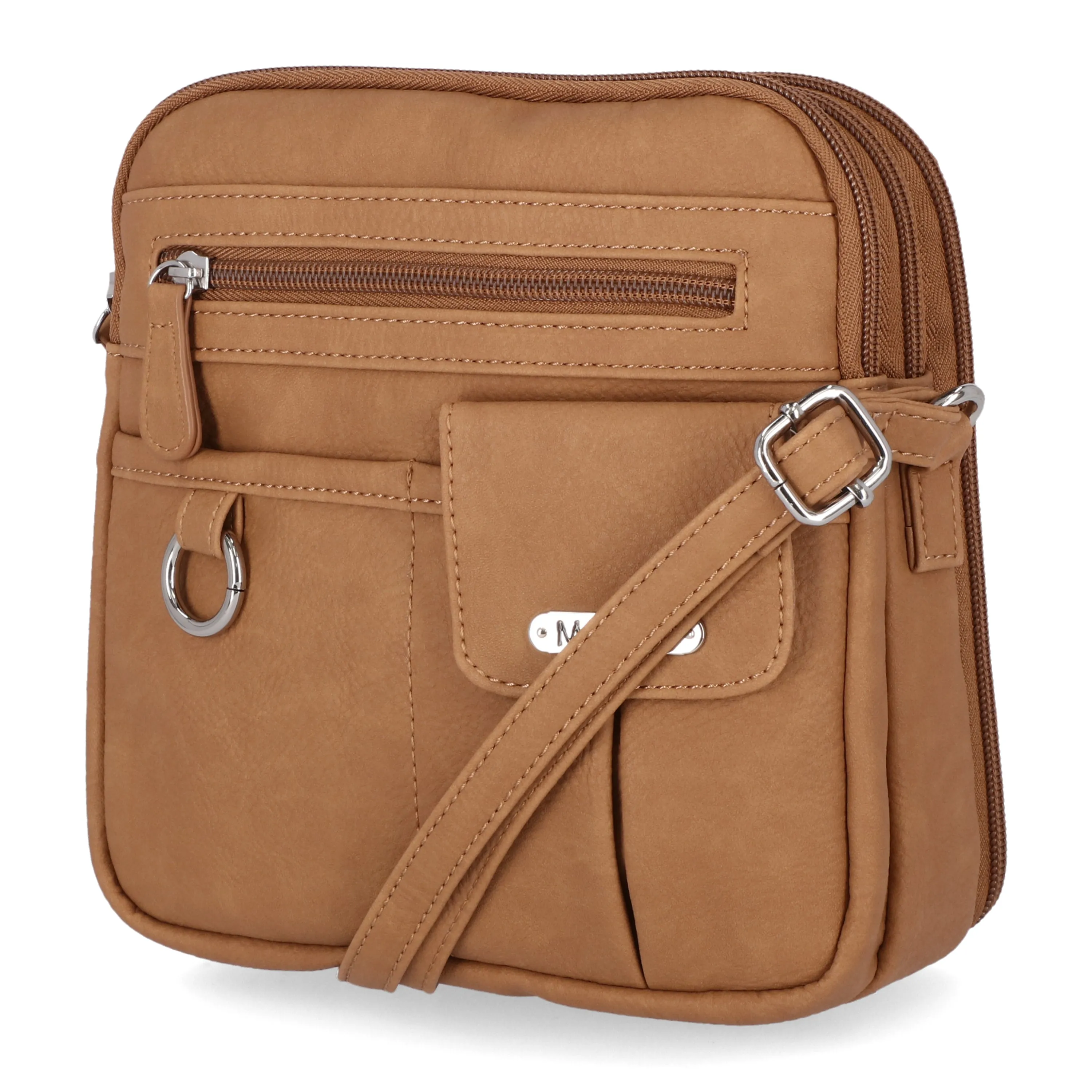 North South Zip Around Crossbody Bag