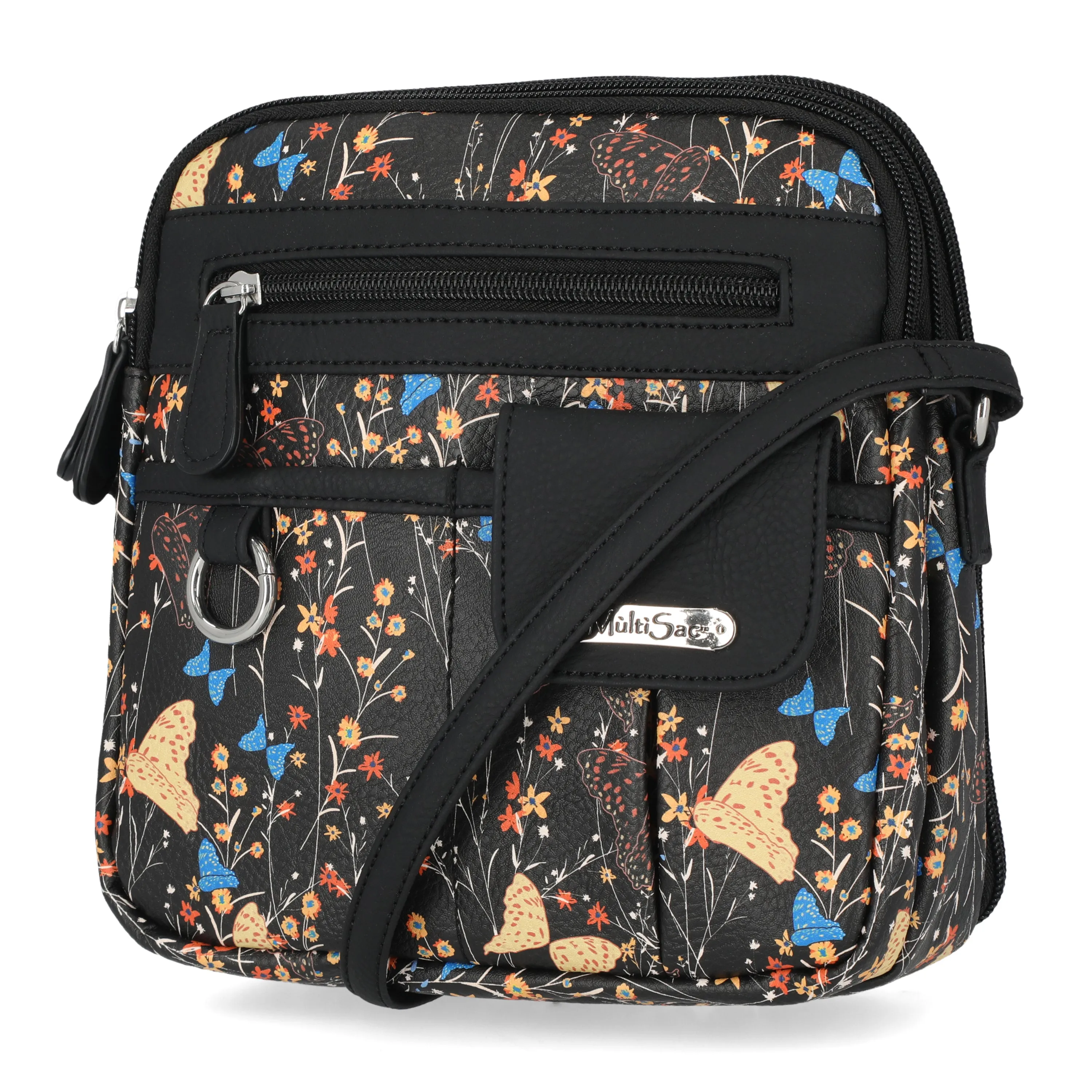 North South Zip Around Crossbody Bag