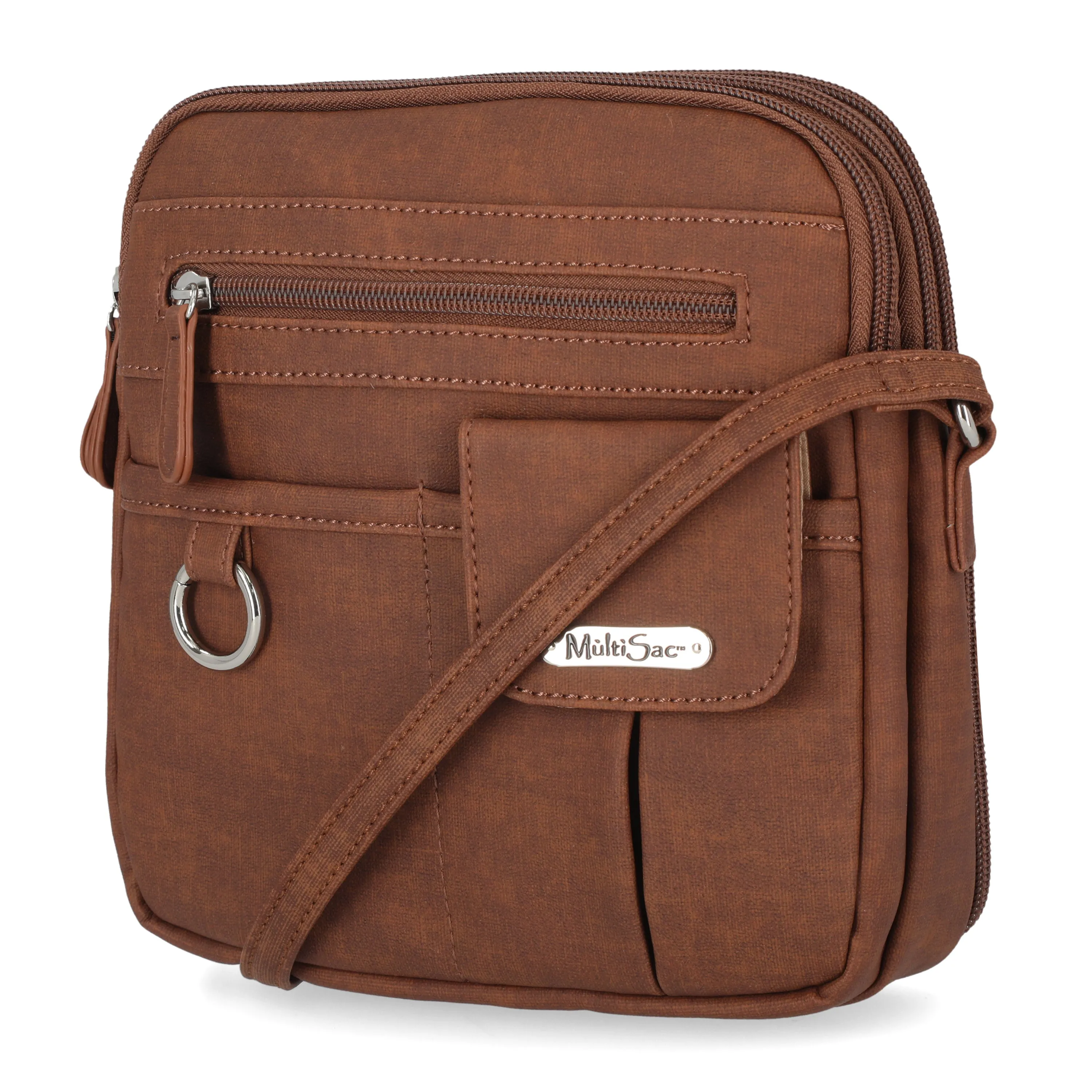 North South Zip Around Crossbody Bag