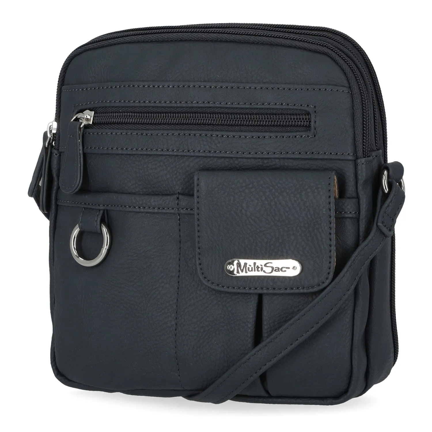 North South Zip Around Crossbody Bag