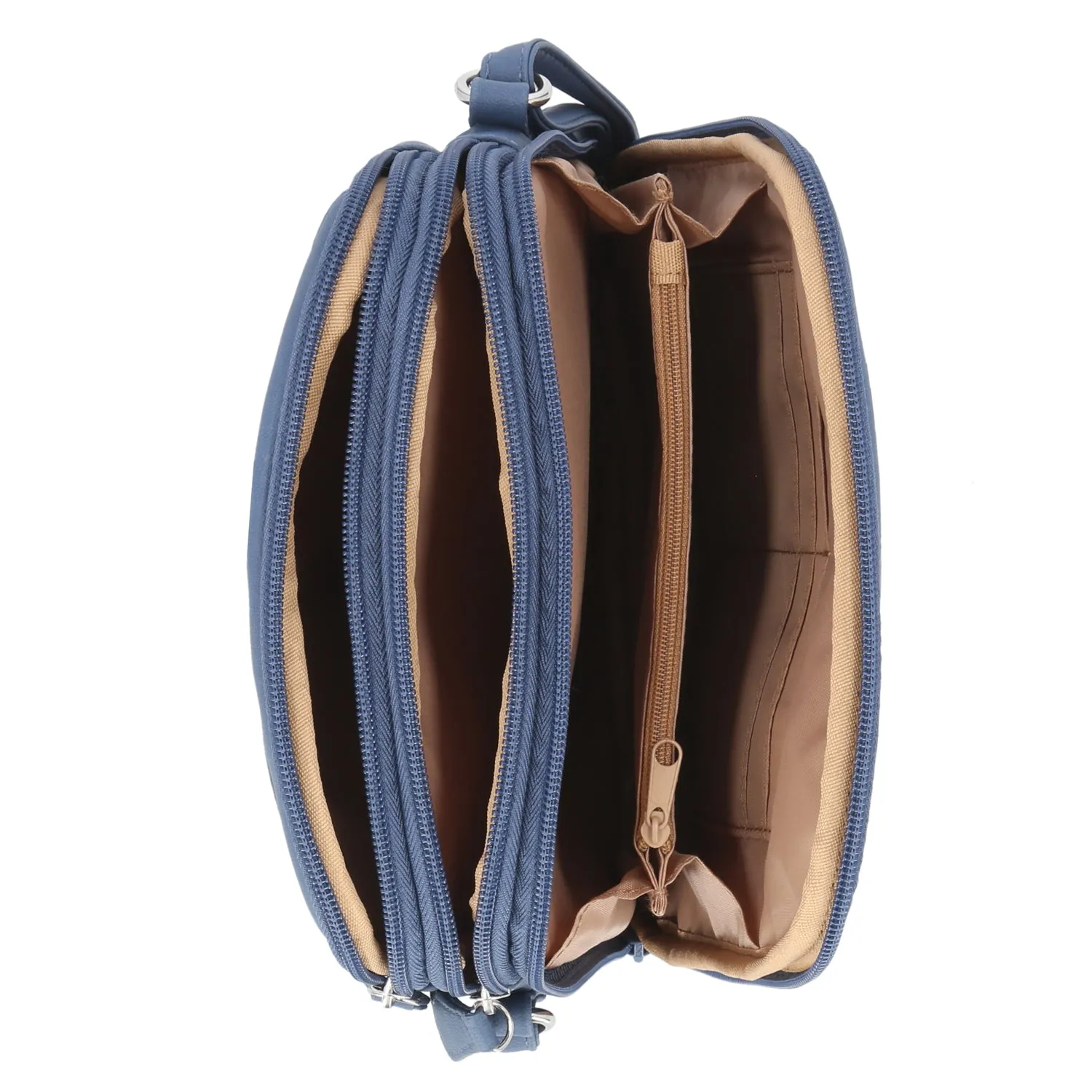 North South Zip Around Crossbody Bag