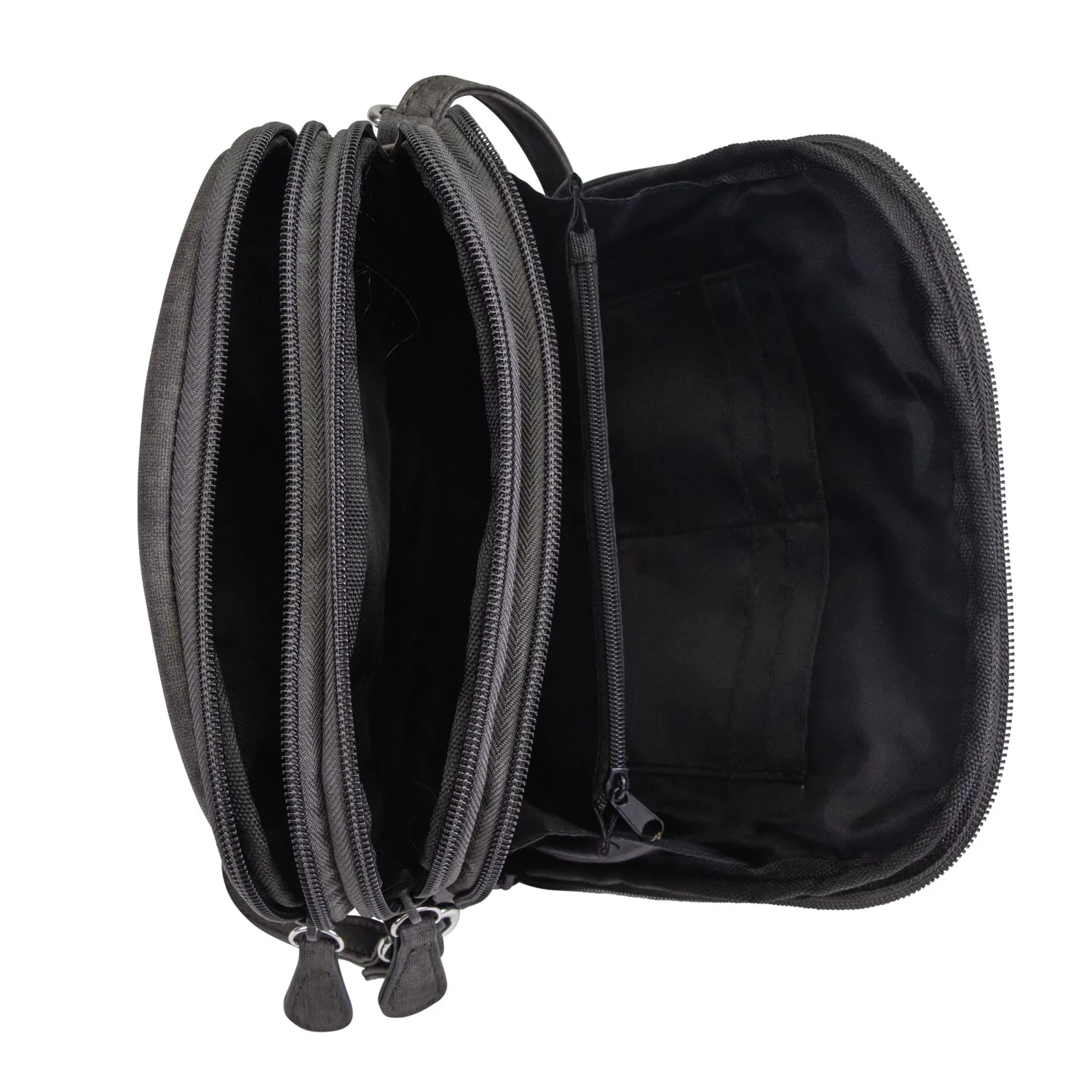 North South Zip Around Crossbody Bag