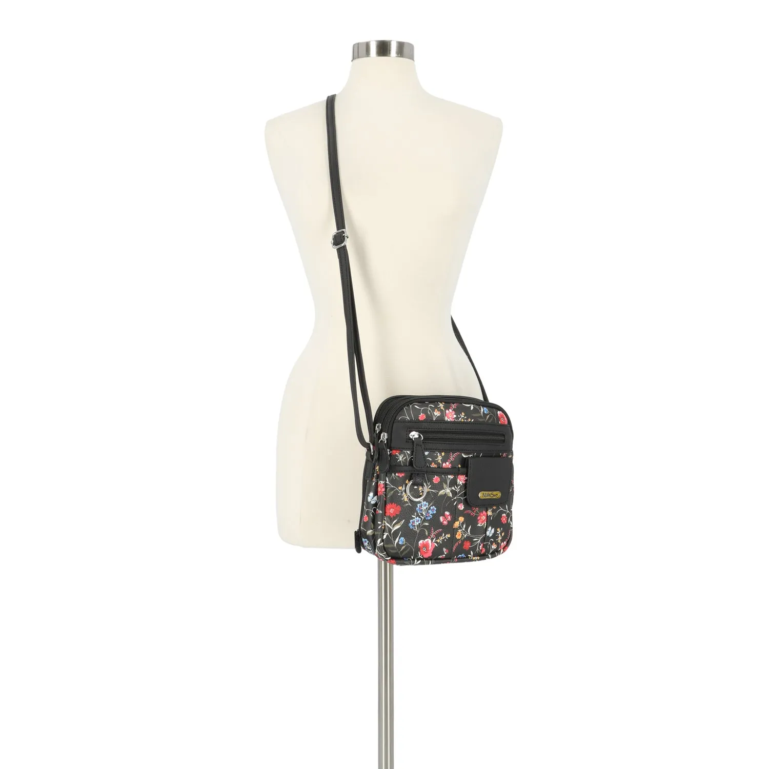 North South Zip Around Crossbody Bag