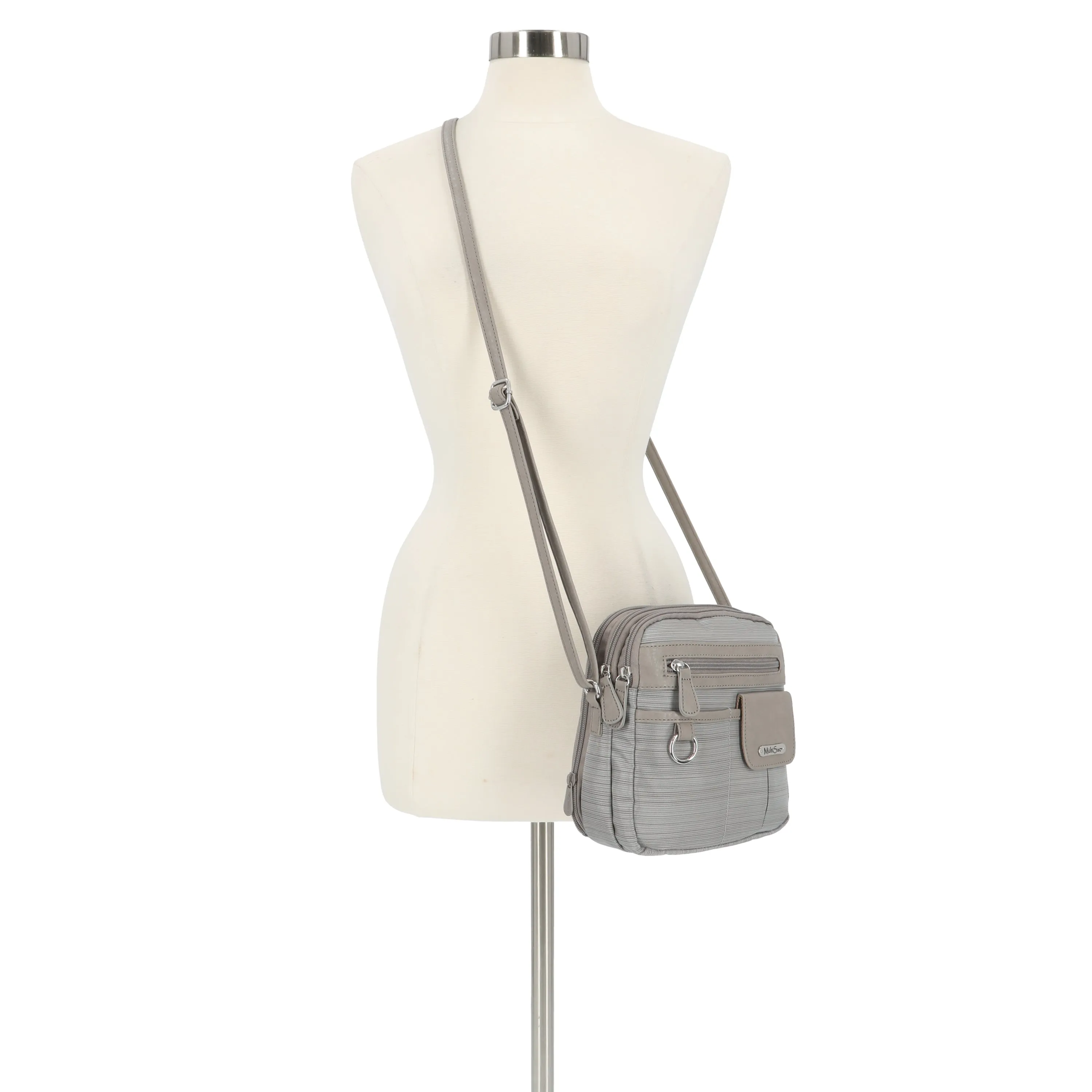 North South Zip Around Crossbody Bag