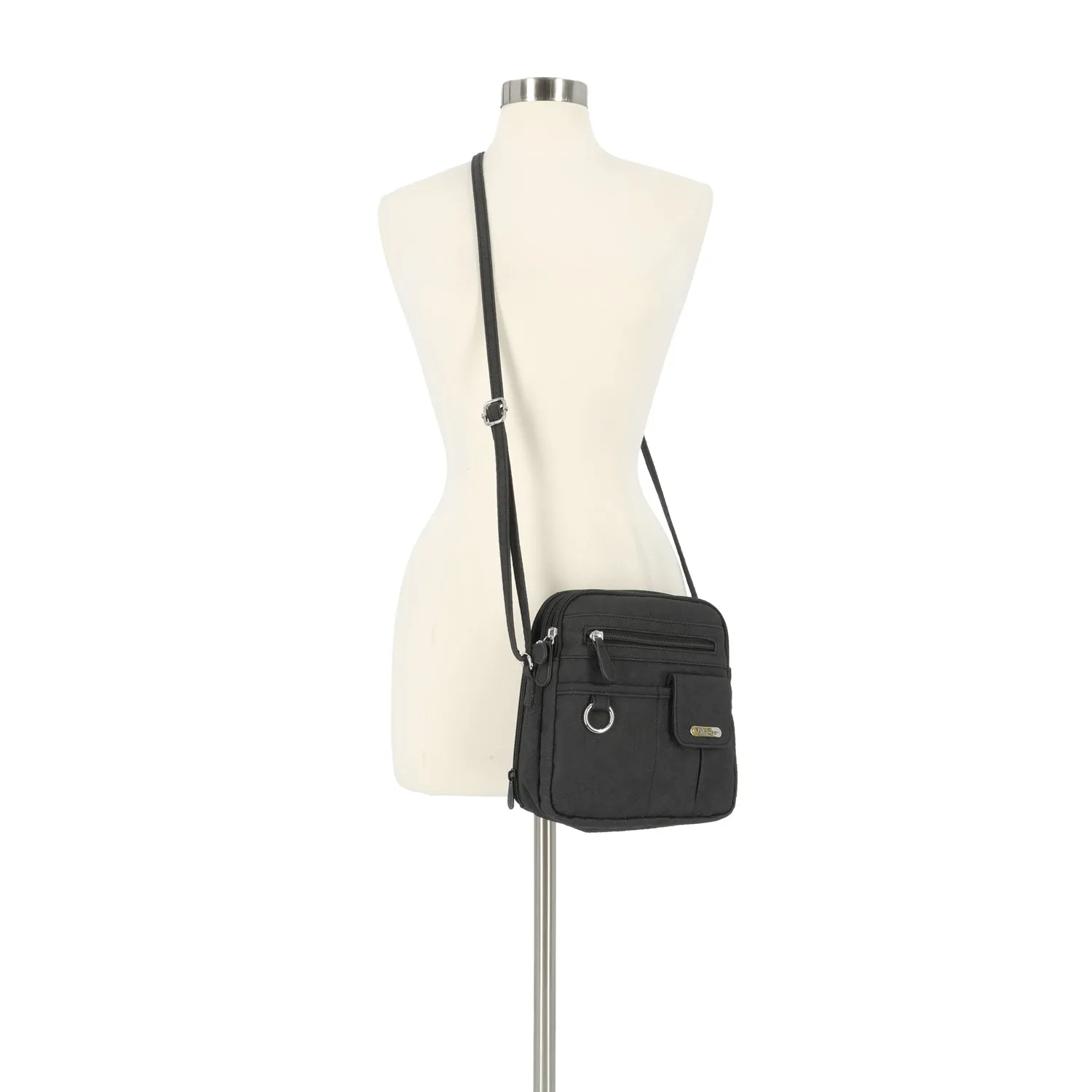 North South Zip Around Crossbody Bag