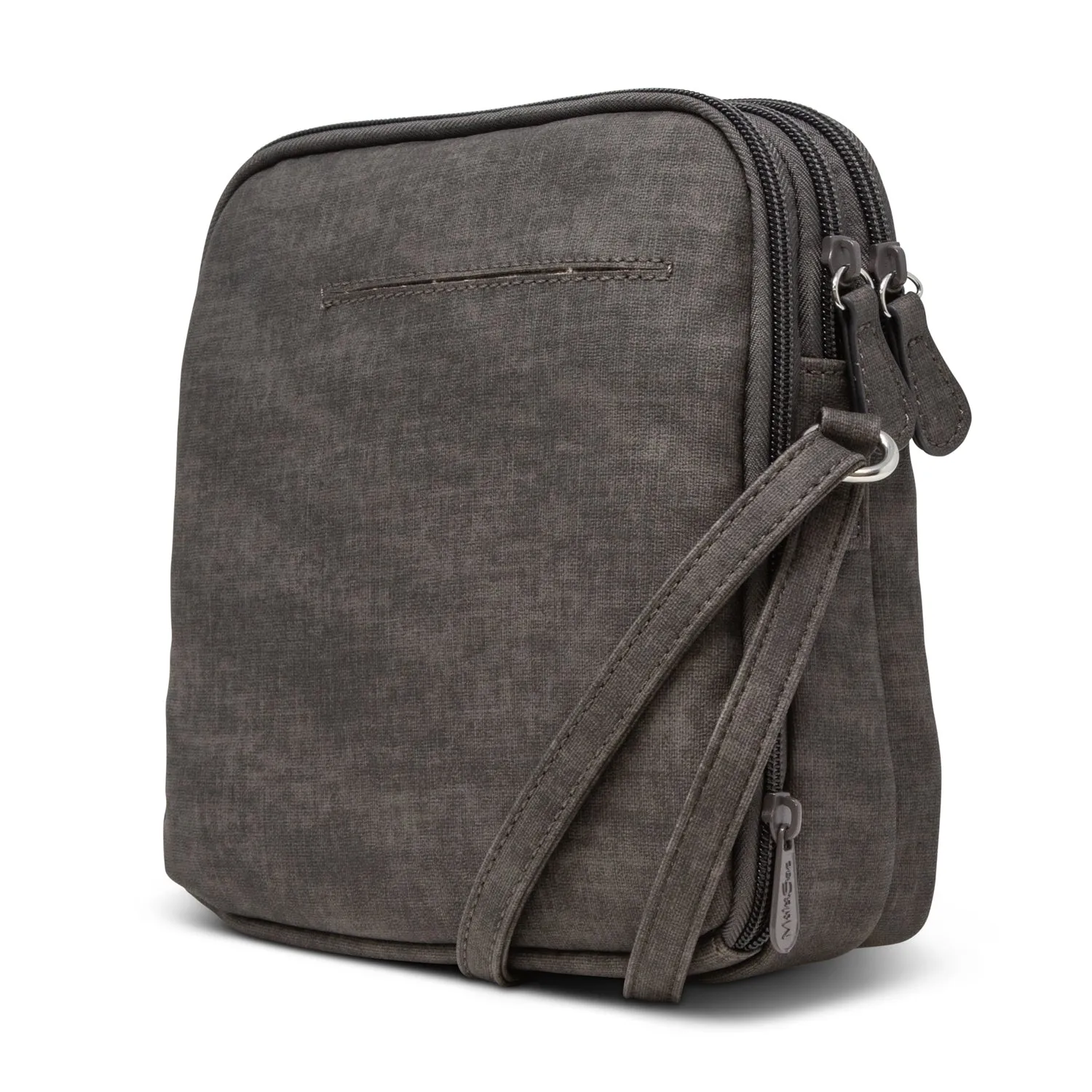 North South Zip Around Crossbody Bag