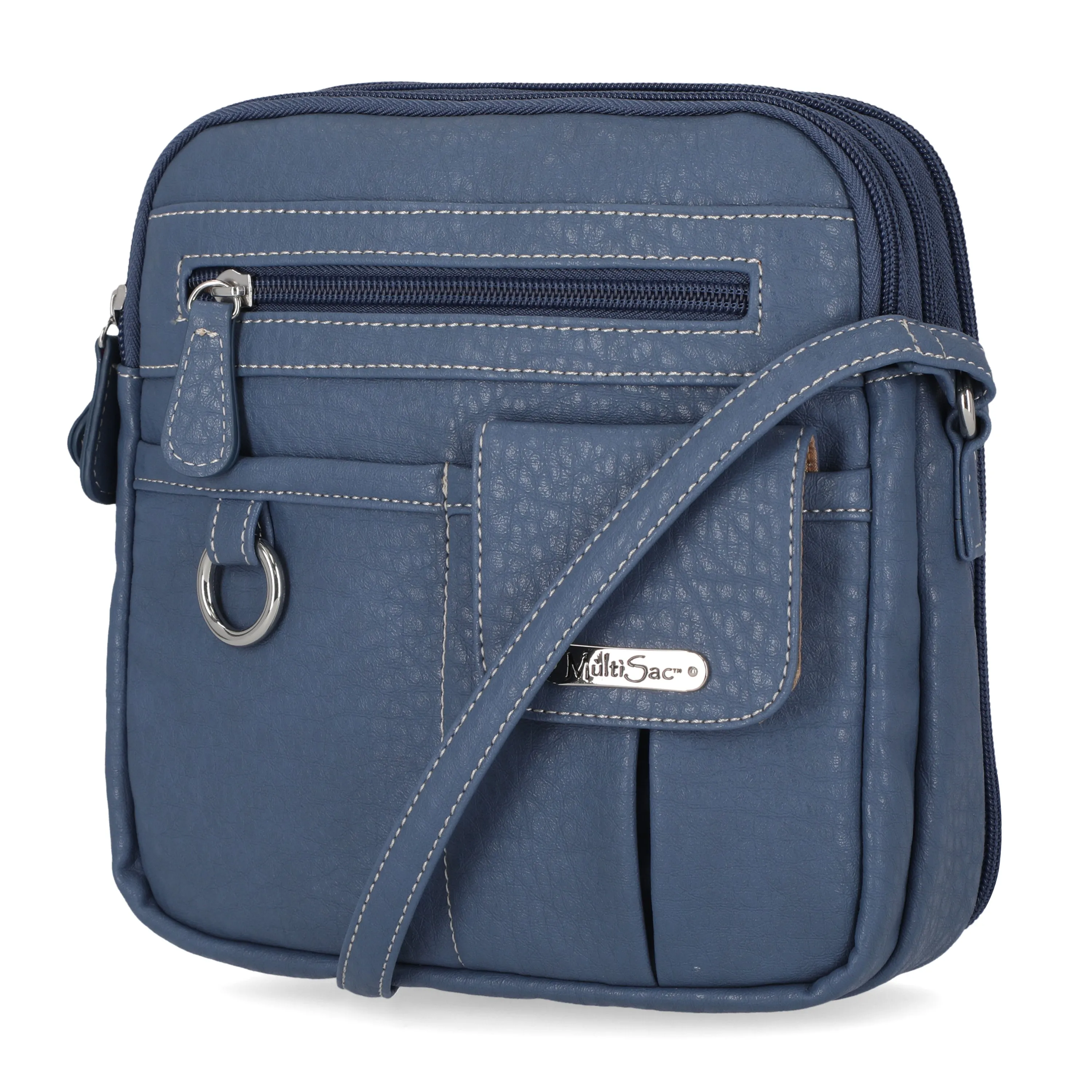 North South Zip Around Crossbody Bag