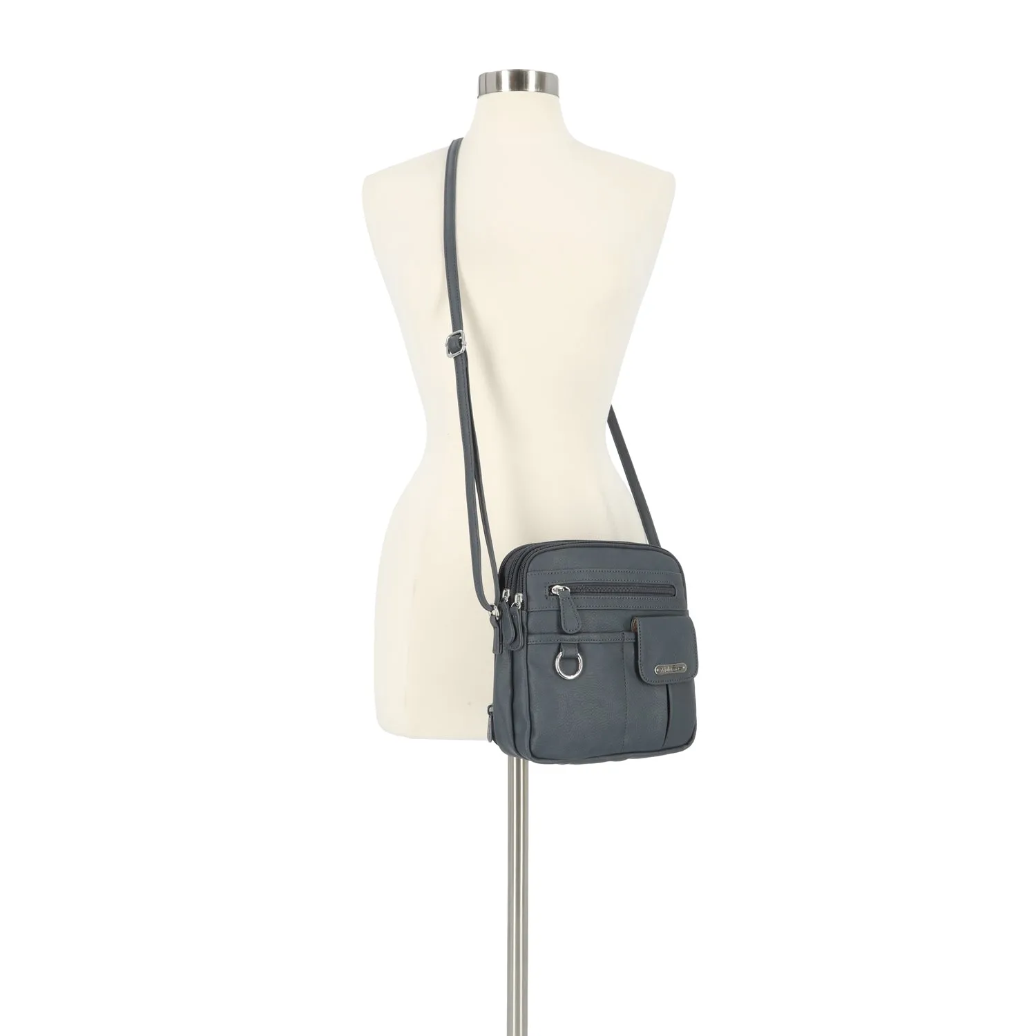 North South Zip Around Crossbody Bag