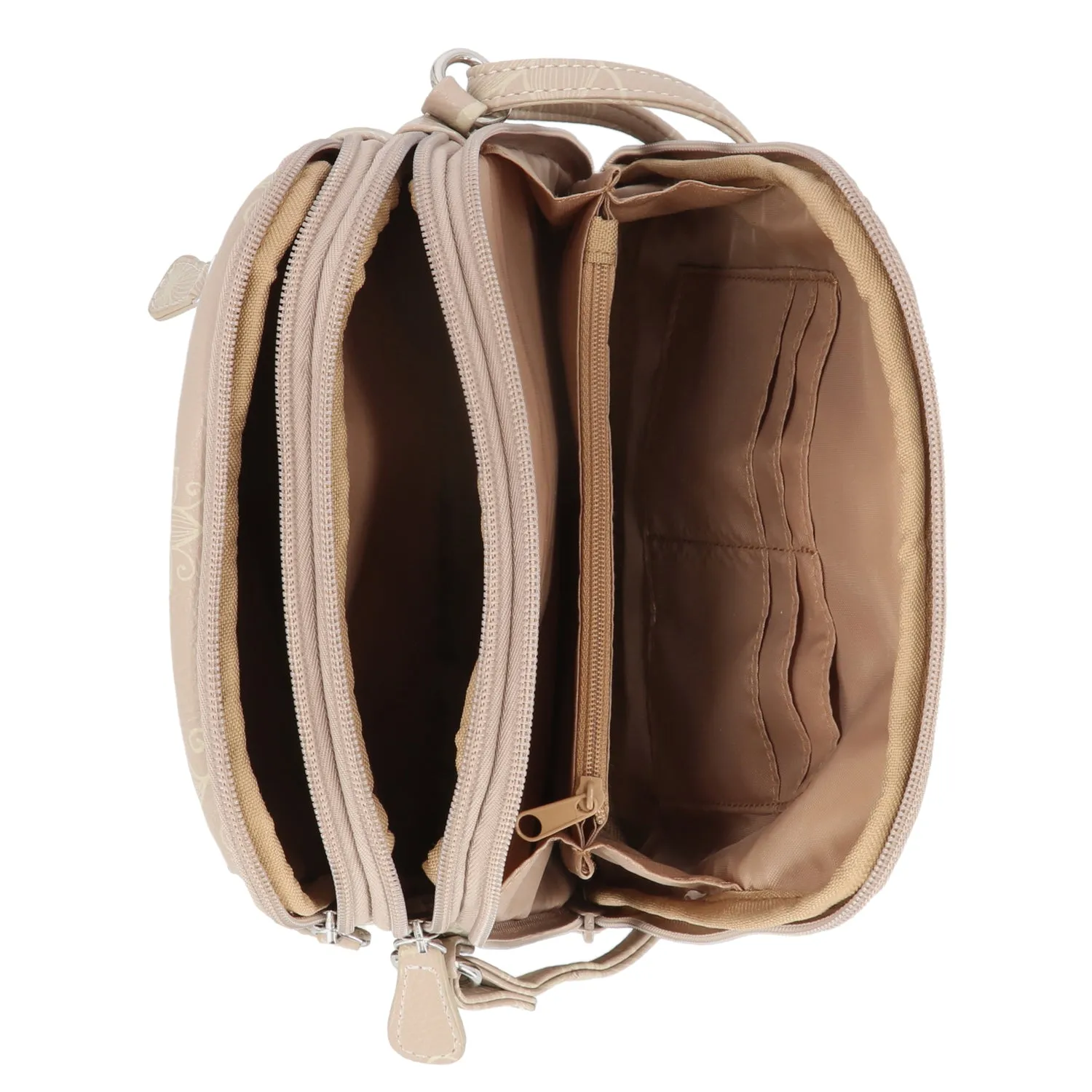 North South Zip Around Crossbody Bag
