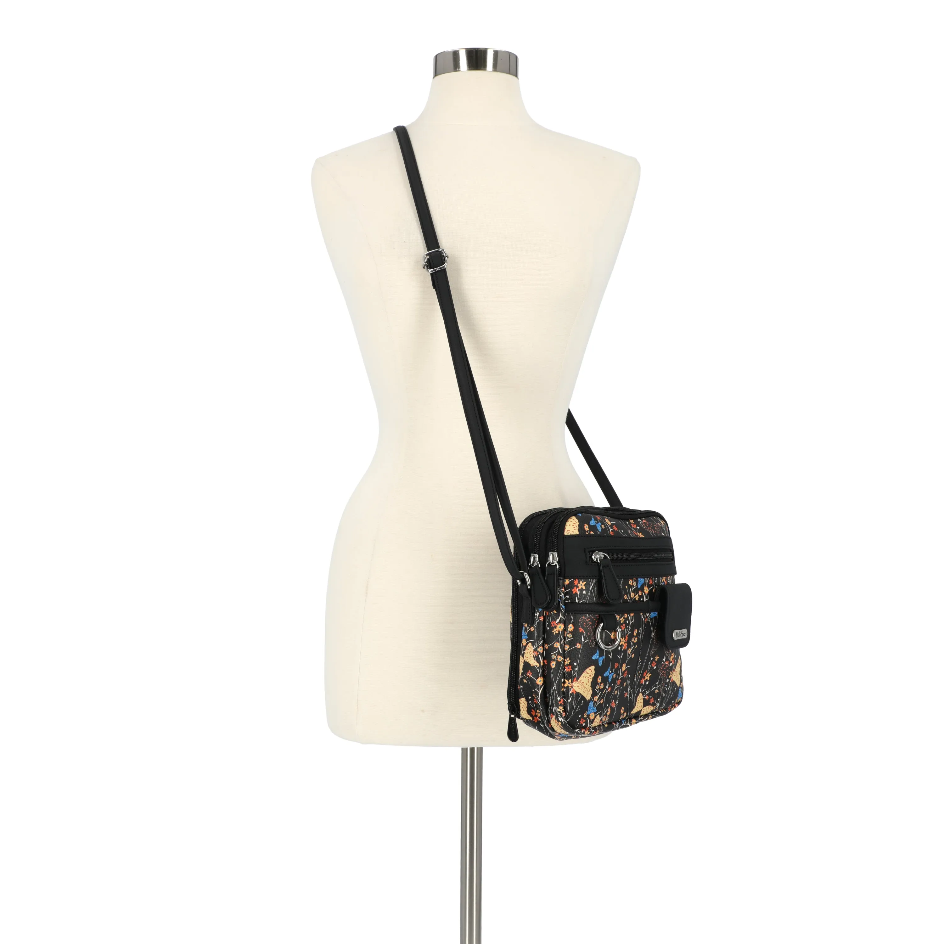 North South Zip Around Crossbody Bag