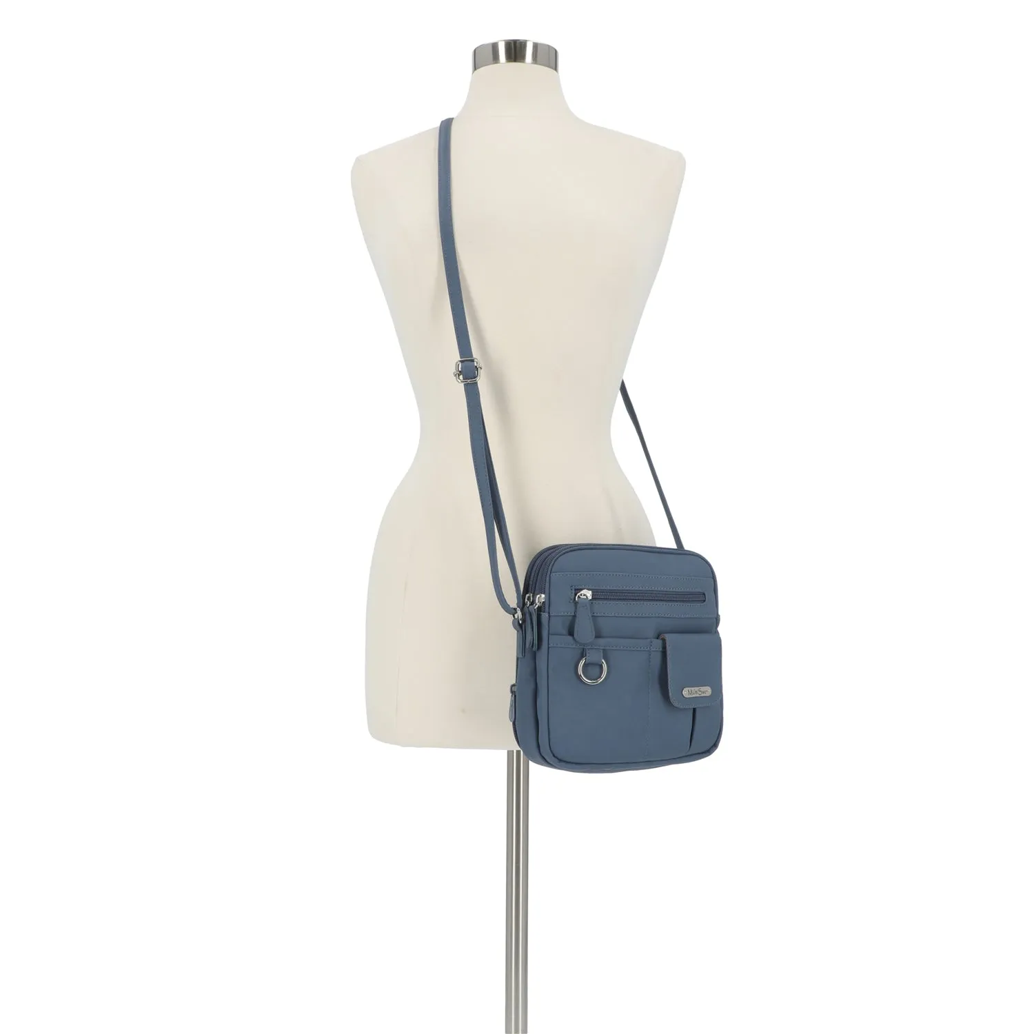North South Zip Around Crossbody Bag