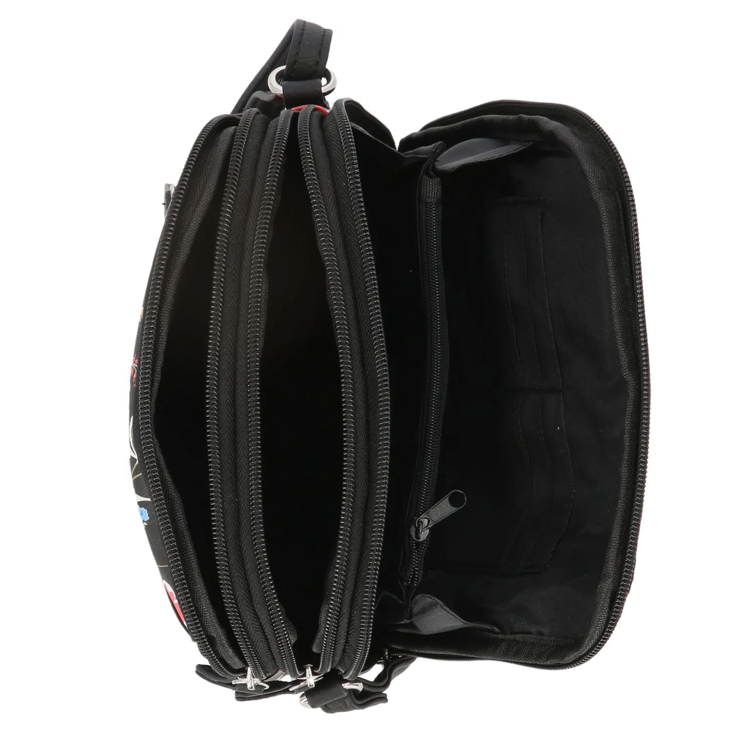North South Zip Around Crossbody Bag