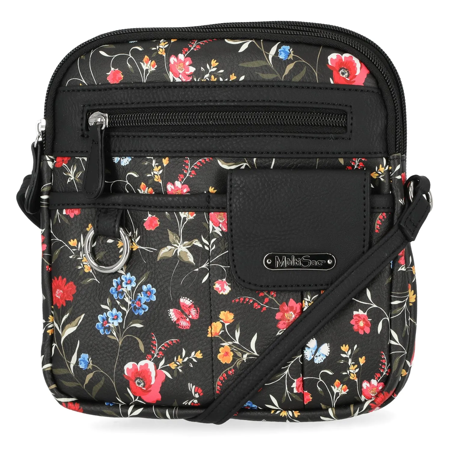North South Zip Around Crossbody Bag