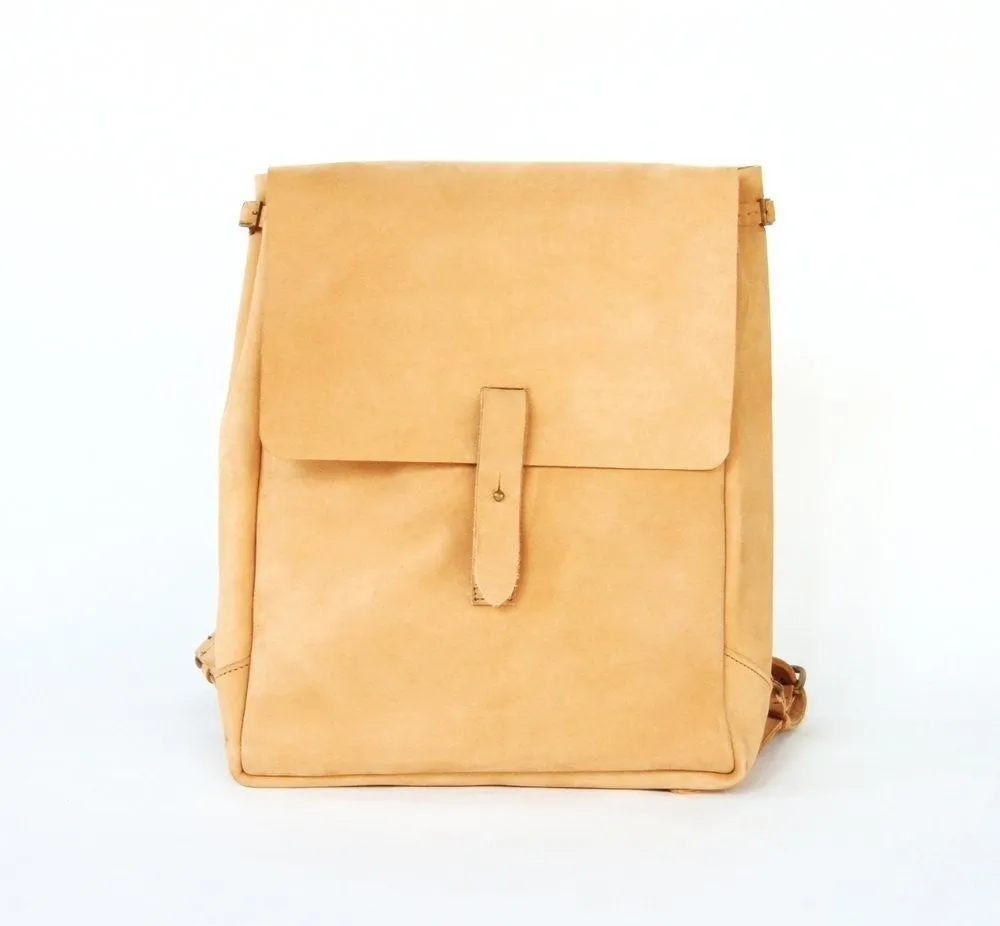 Nubuck Leather Backpack