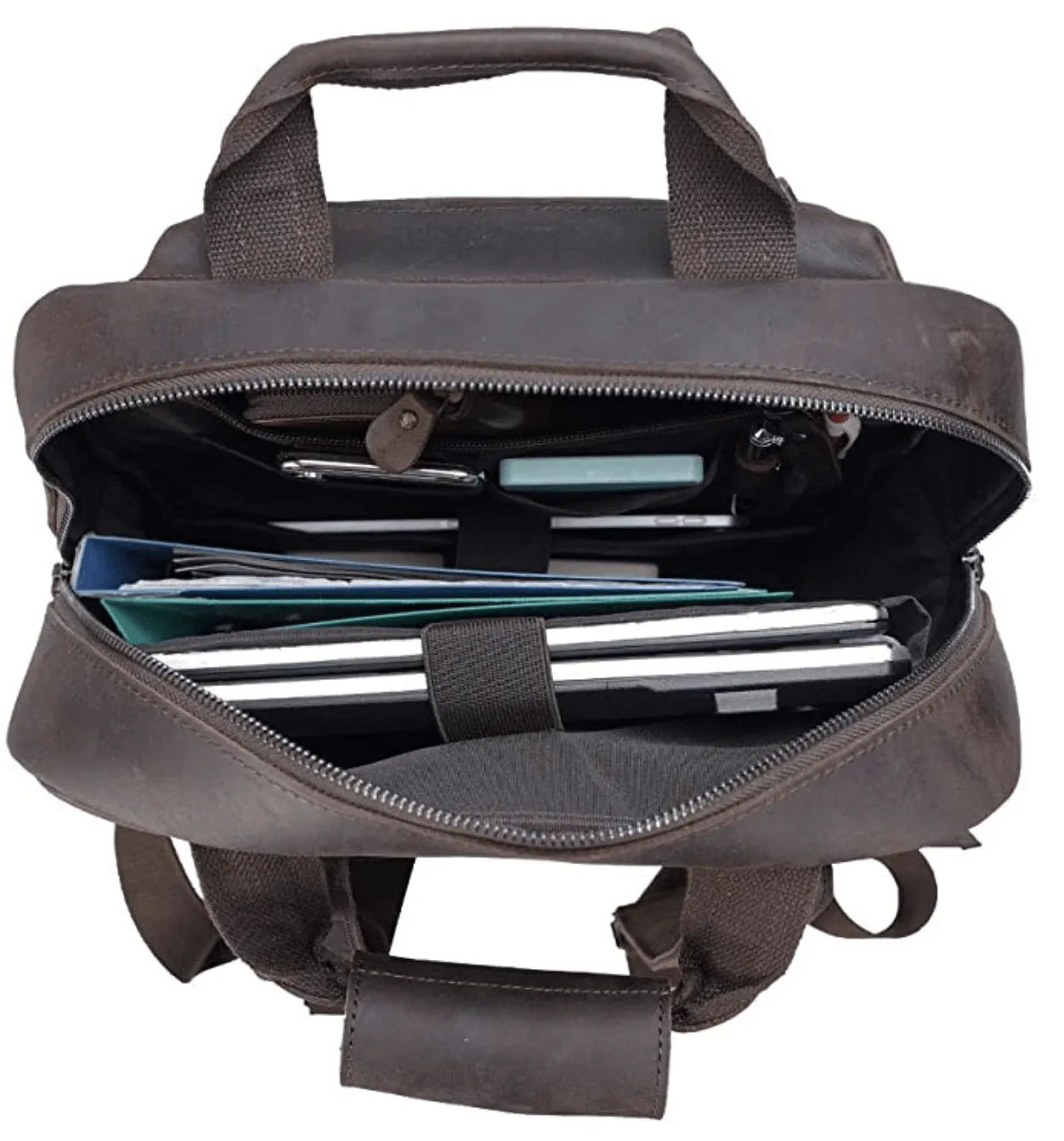 Outback Men's Leather Backpack
