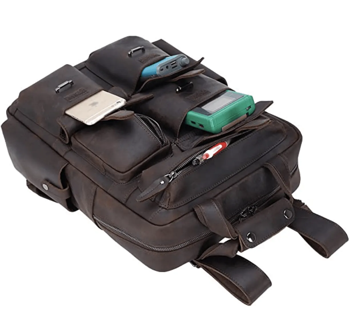 Outback Men's Leather Backpack