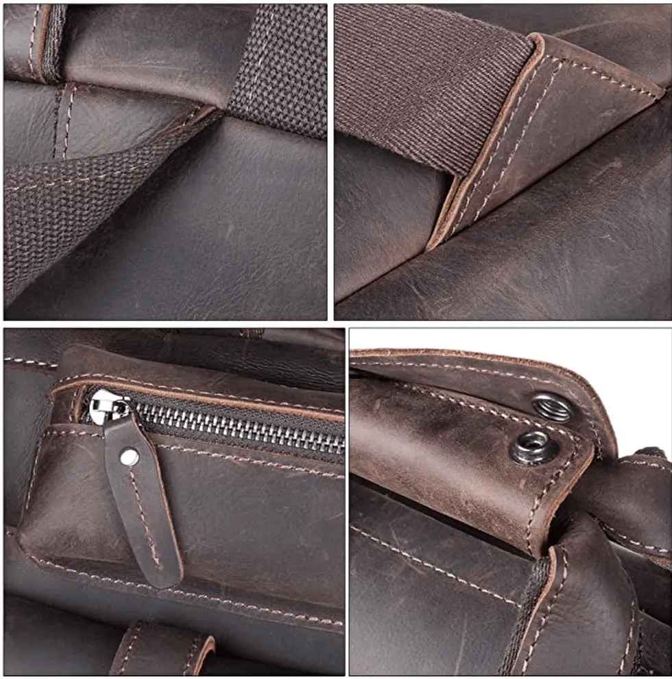 Outback Men's Leather Backpack