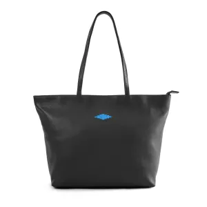 Pampeano - Trapecio Tote Bag - Black Leather