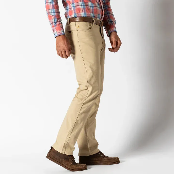 Pinpoint Canvas Five-Pocket Pant (Sand)