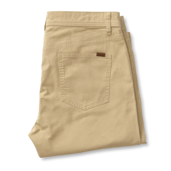 Pinpoint Canvas Five-Pocket Pant (Sand)