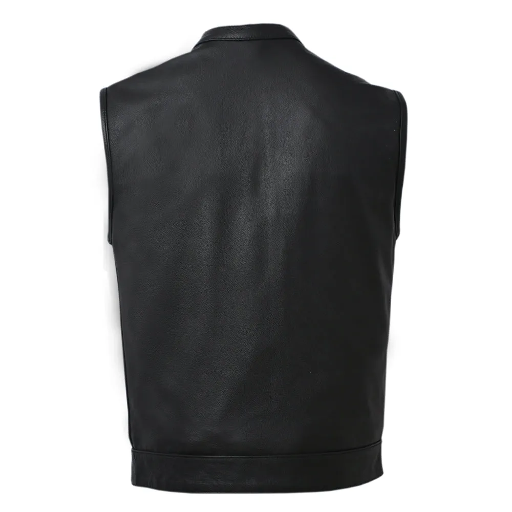 PLUNGE - Motorcycle Leather Vest