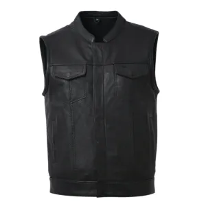 PLUNGE - Motorcycle Leather Vest