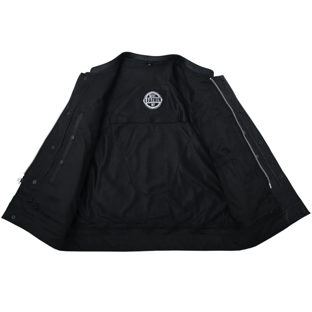PLUNGE - Motorcycle Leather Vest