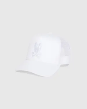 Psycho Bunny Jay Trucker Cap - White