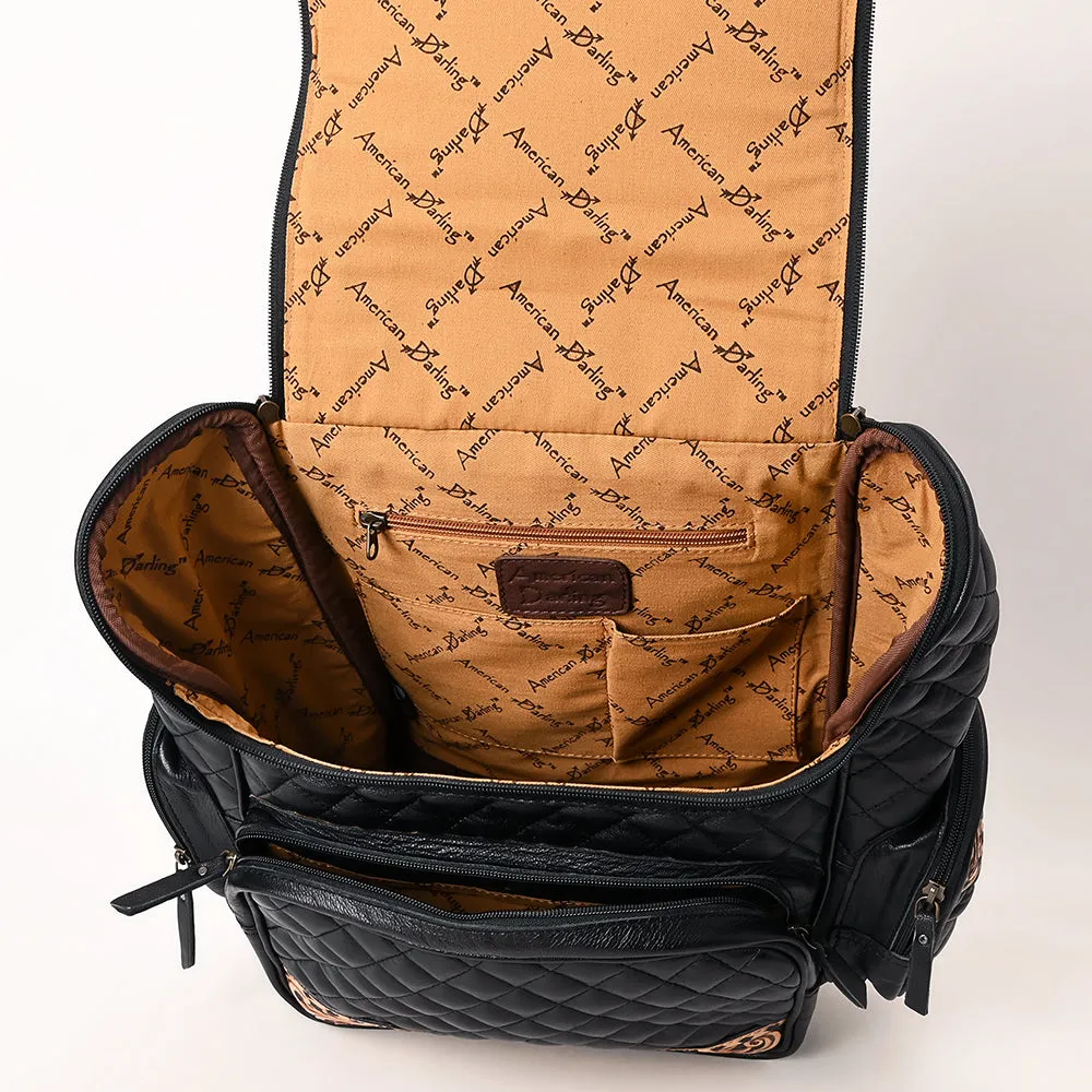 Quilted Leather Backpack