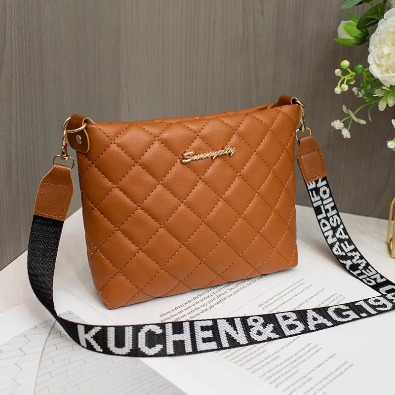 Quilted PU Leather Evening Bag
