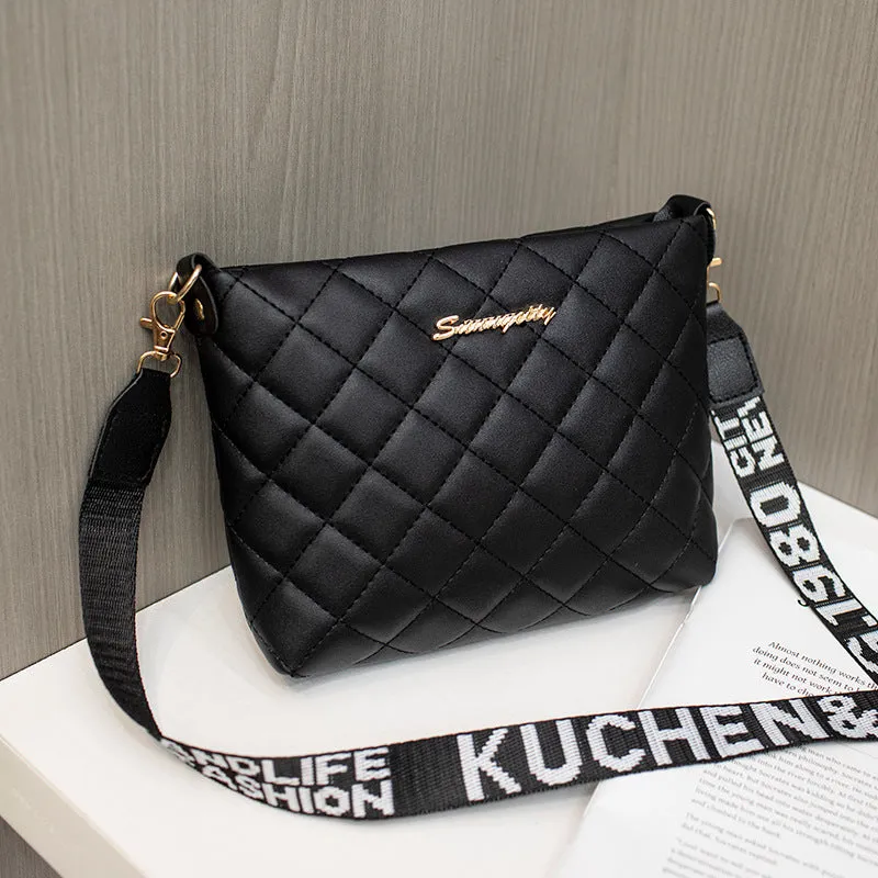 Quilted PU Leather Evening Bag