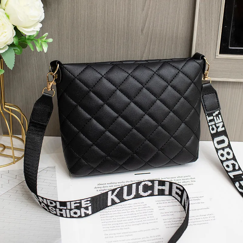 Quilted PU Leather Evening Bag