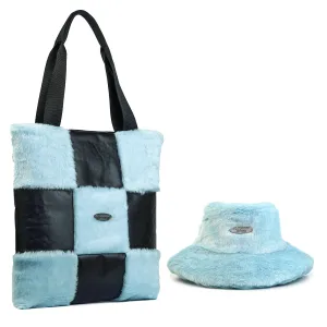 "CHESS BLUE SET " tote bag   hat
