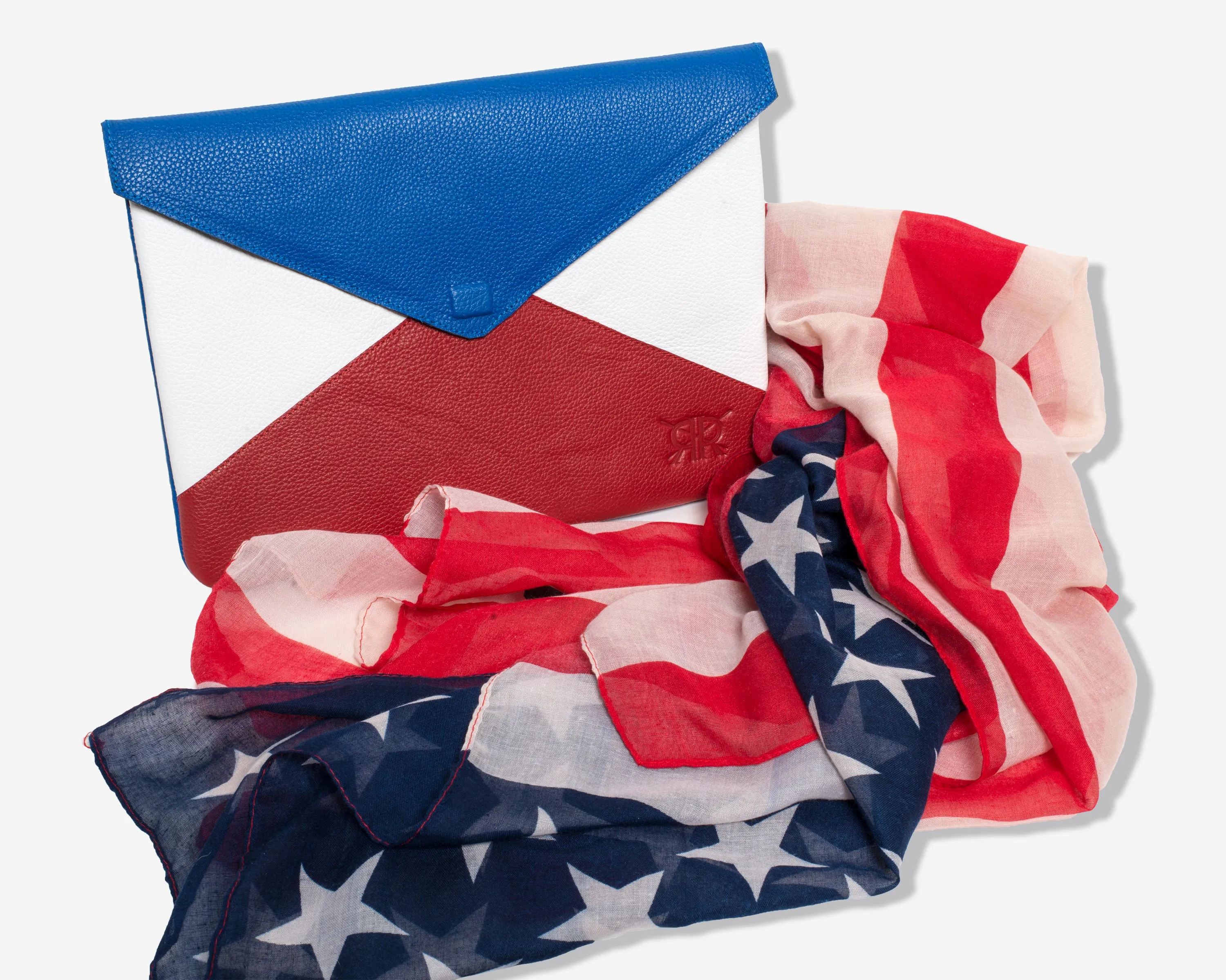 Red White and Blue Clutch