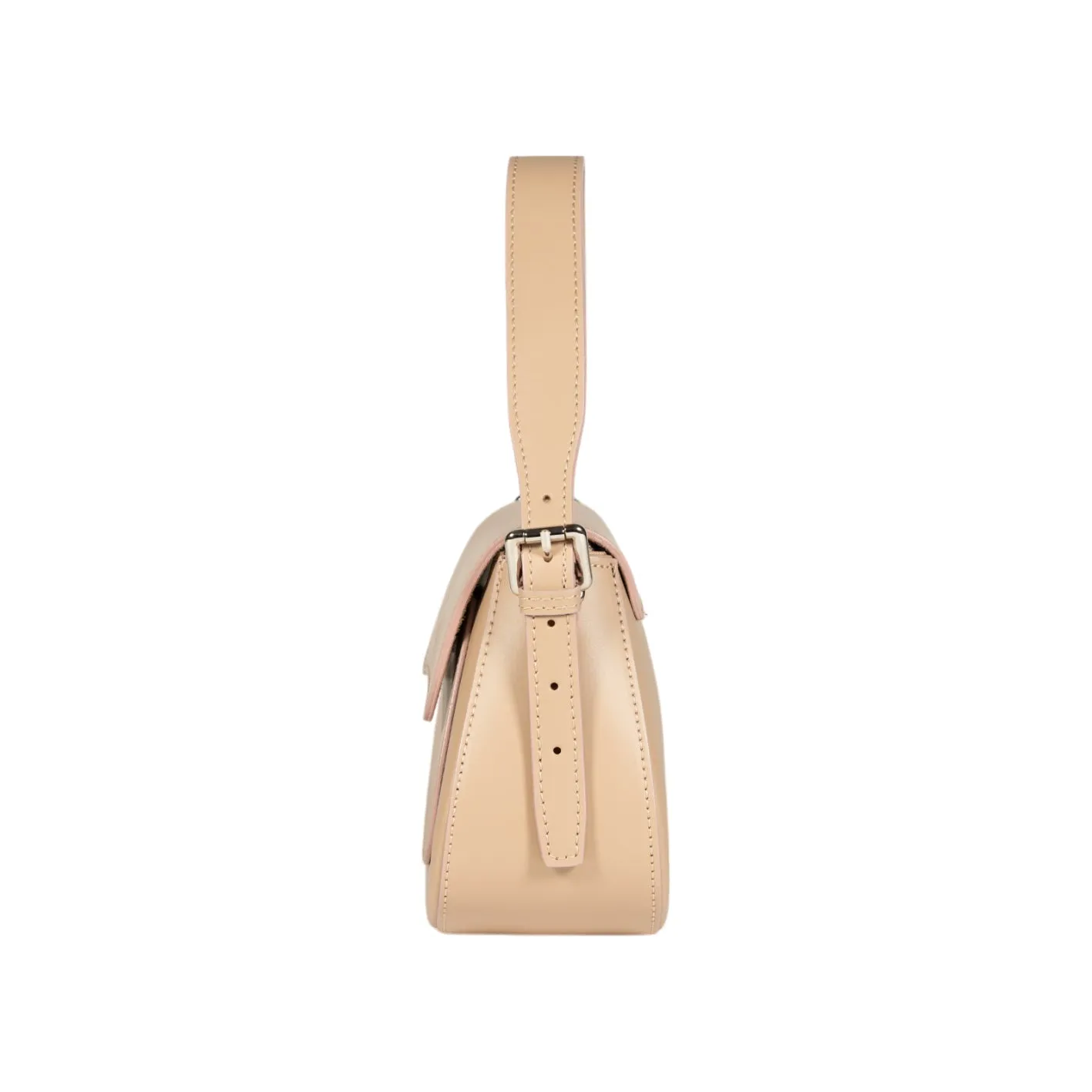 Renato Borzatta BRENDA Women's Bucket Bag in Genuine Leather Made in Italy. Shiny Gold Metal Accessories - Grey Color - Dimensions: cm 25 x 23.5 x 17 (Copy)
