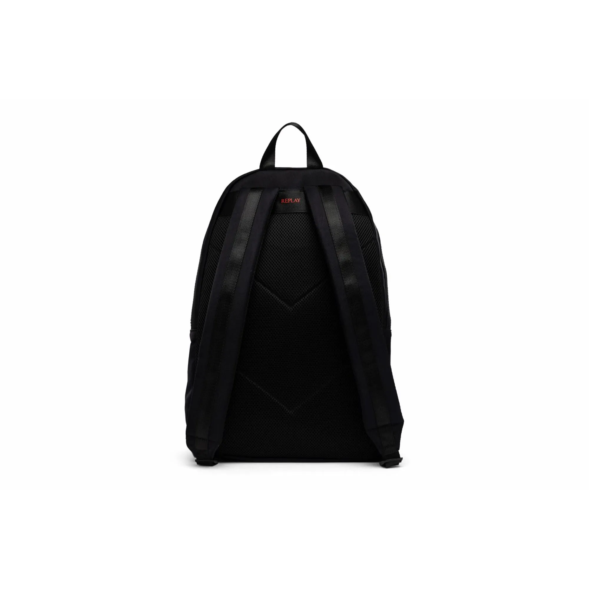 Replay Men's Black Nylon Twill Backpack