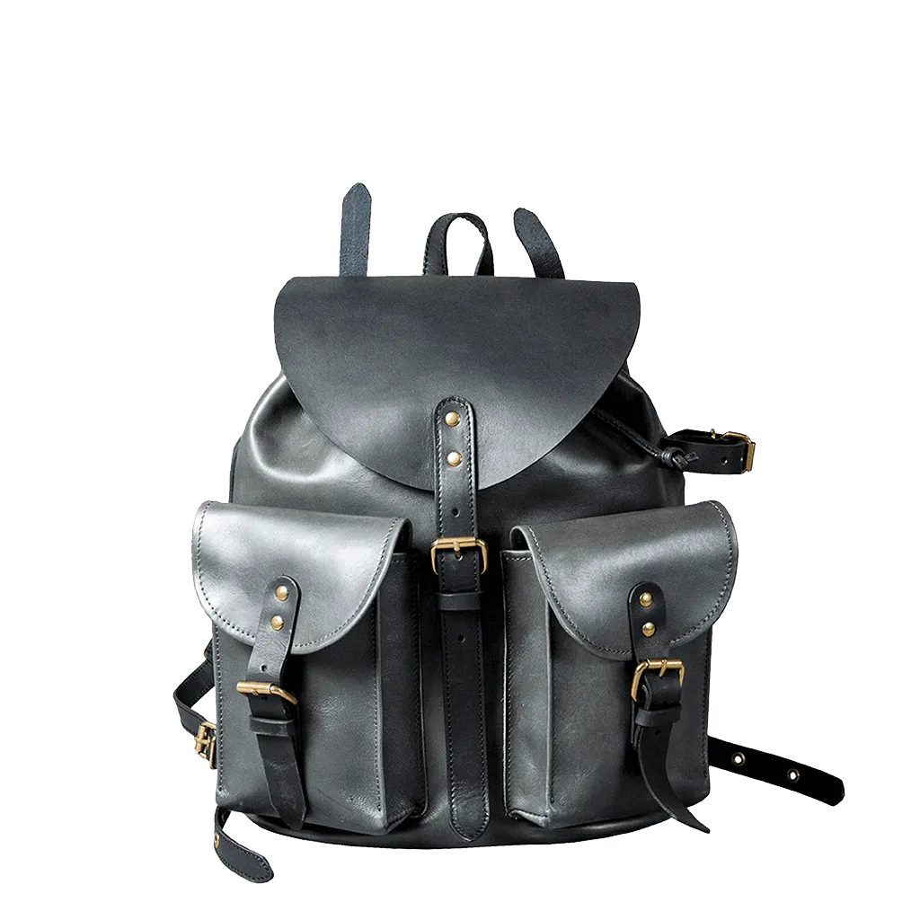 RETRO MOTORCYCLE BACKPACK MINI - black
