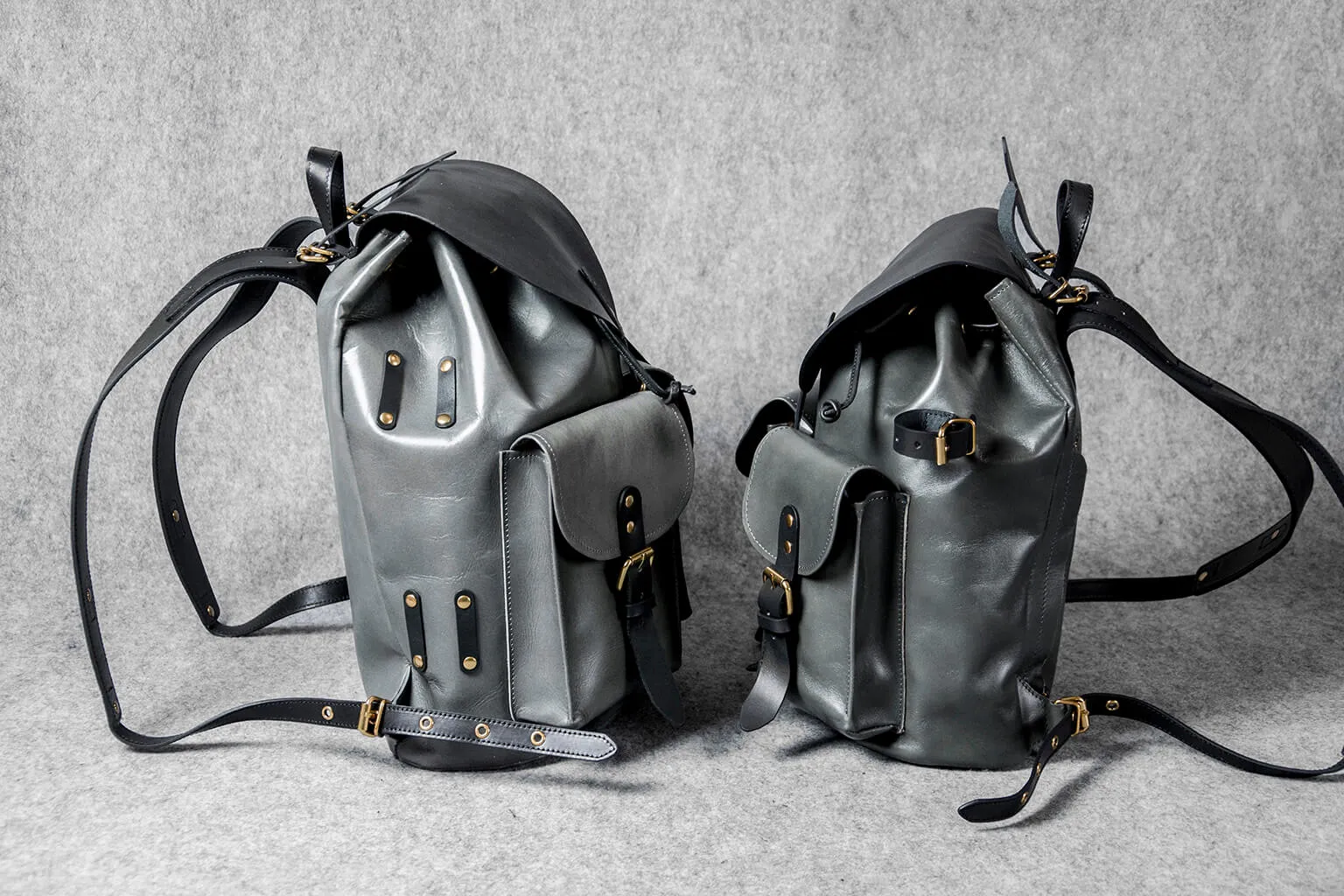 RETRO MOTORCYCLE BACKPACK MINI - black