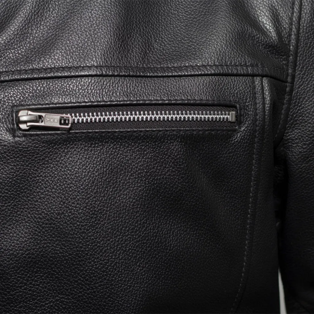 Rocky Men's Motorcycle Leather Jacket - Extreme Biker Leather