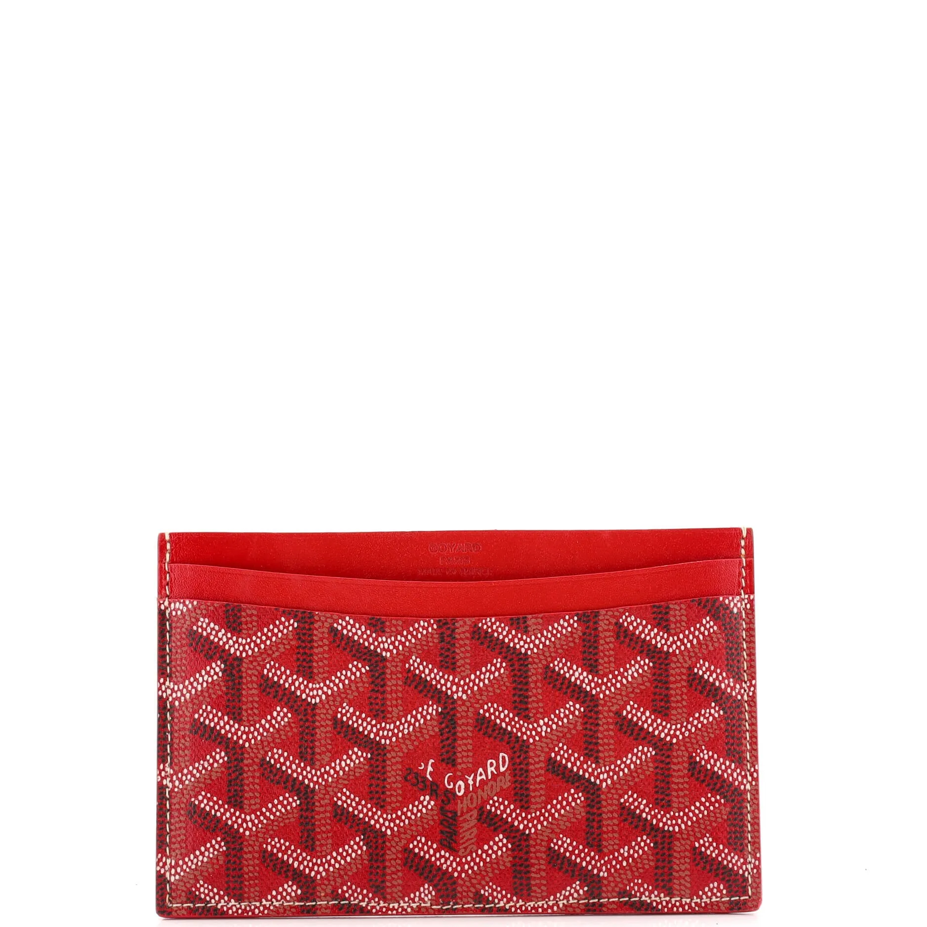 Saint Sulpice Card Holder Coated Canvas