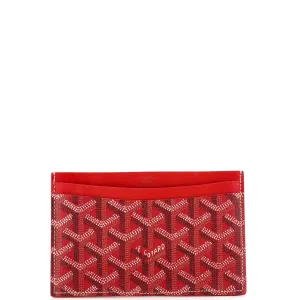 Saint Sulpice Card Holder Coated Canvas