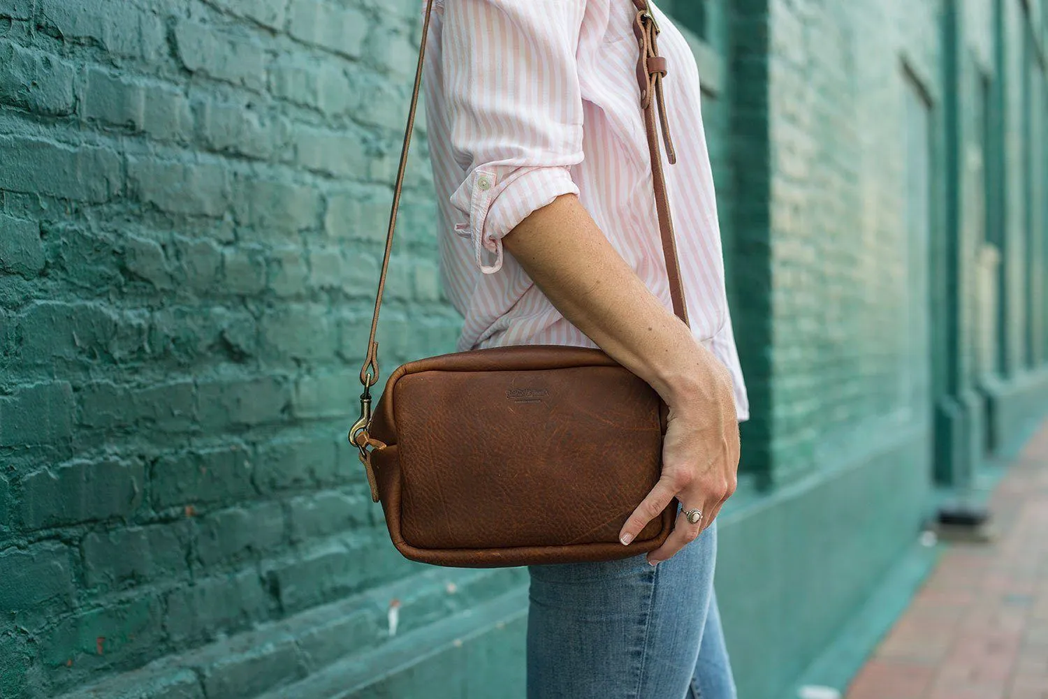 SARAH LEATHER CROSSBODY - IN STOCK