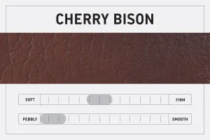 SARAH LEATHER CROSSBODY - LARGE - CHERRY BISON