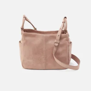 Sheila Crossbody In Buffed Leather - Hazel