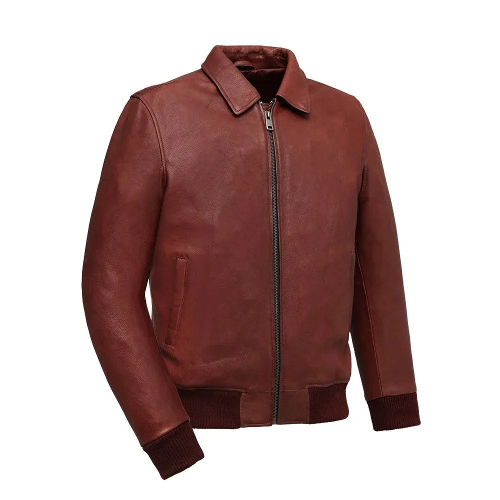 Striker Moto Bomber - Men's Leather Jacket