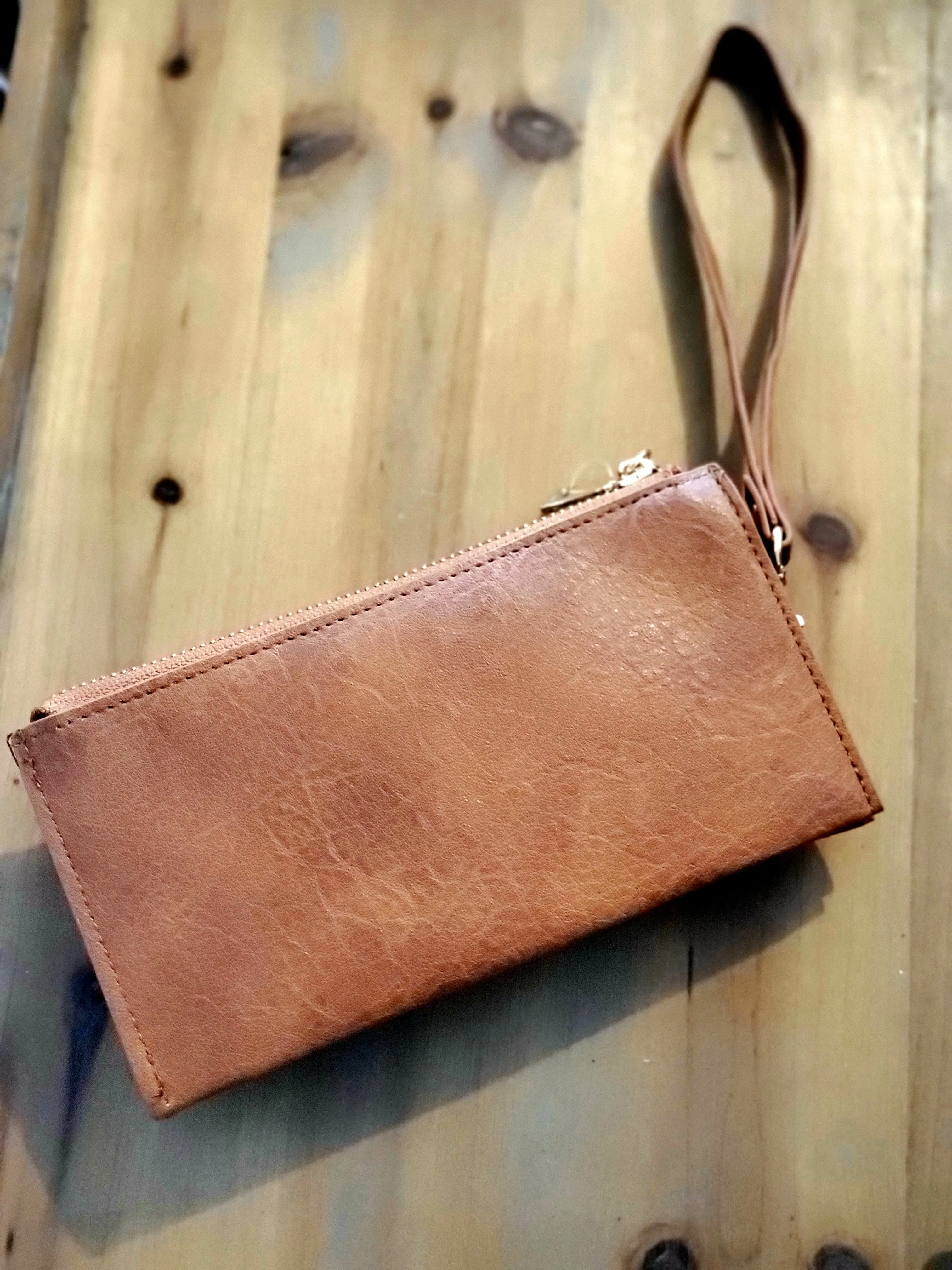 Tan Backpack Tote Bag and Wallet Set