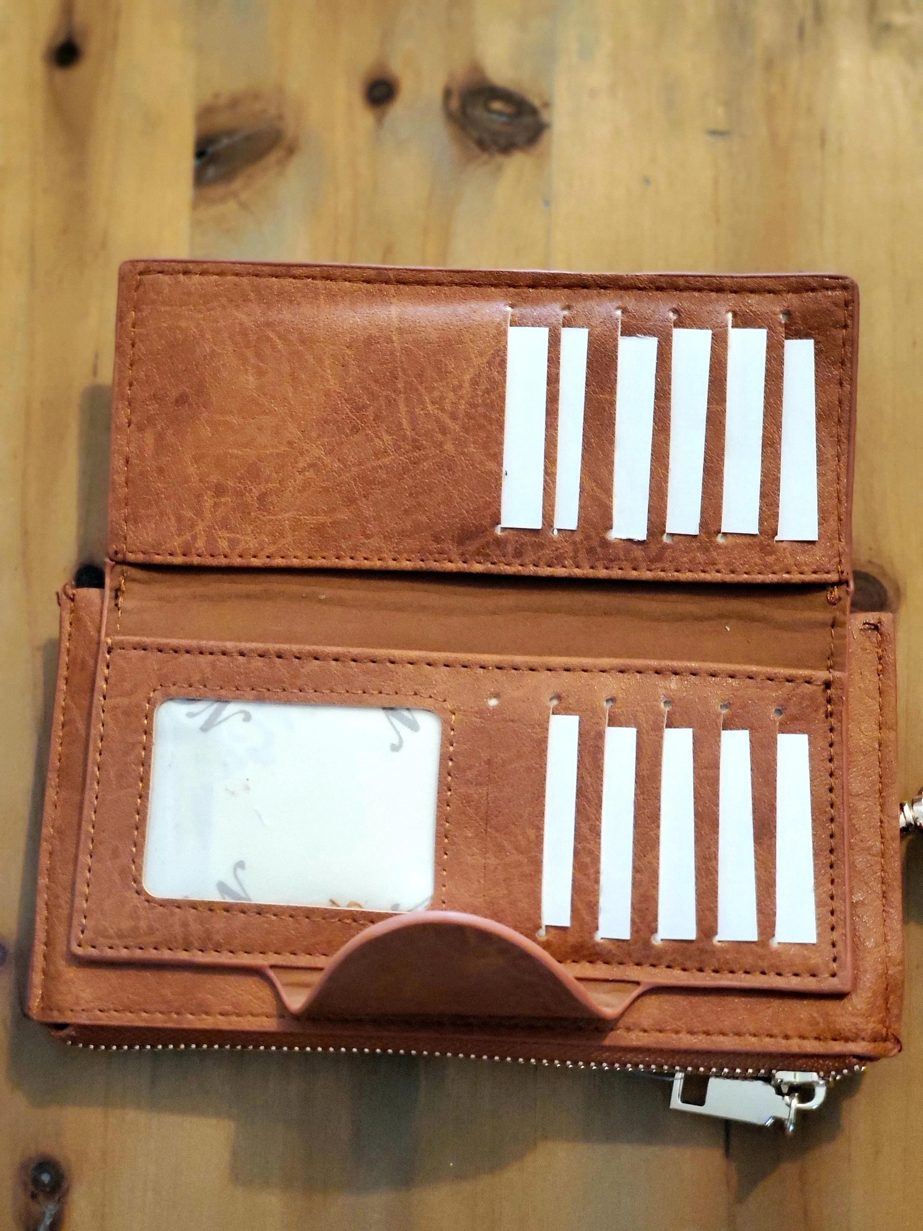 Tan Backpack Tote Bag and Wallet Set
