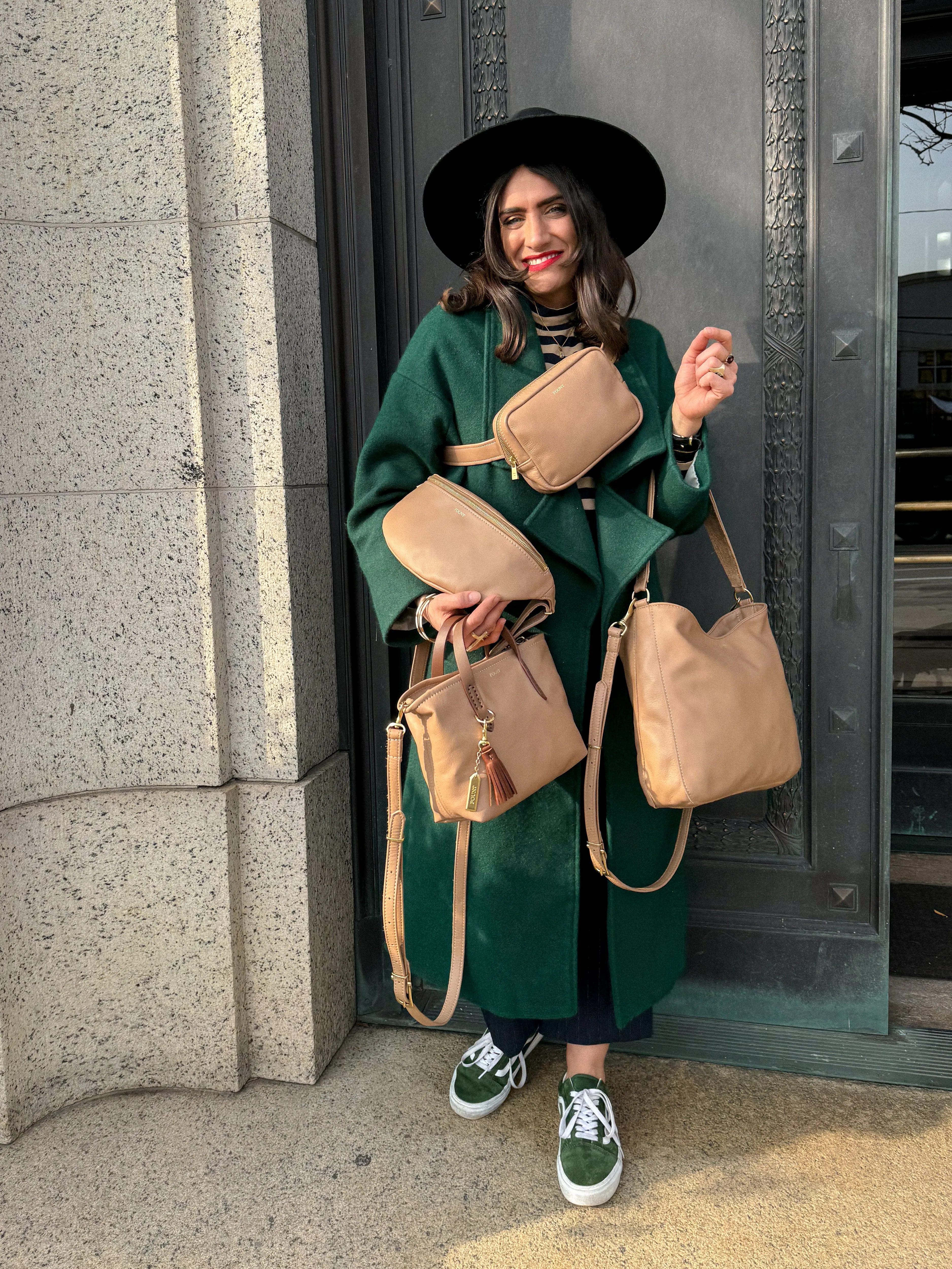 The Bellfield Crossbody in Camel
