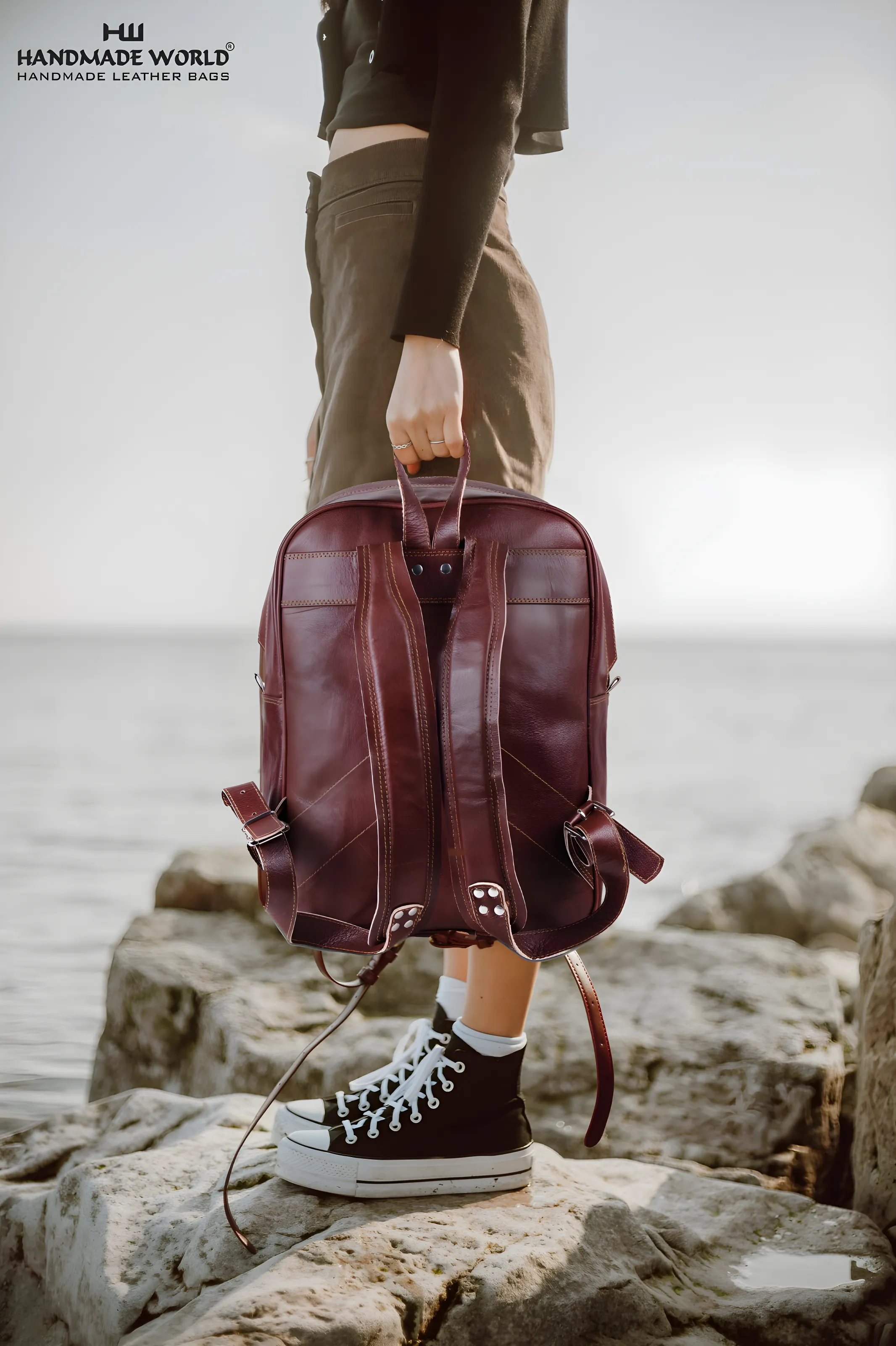 The Cider Jumbo | Leather Backpack