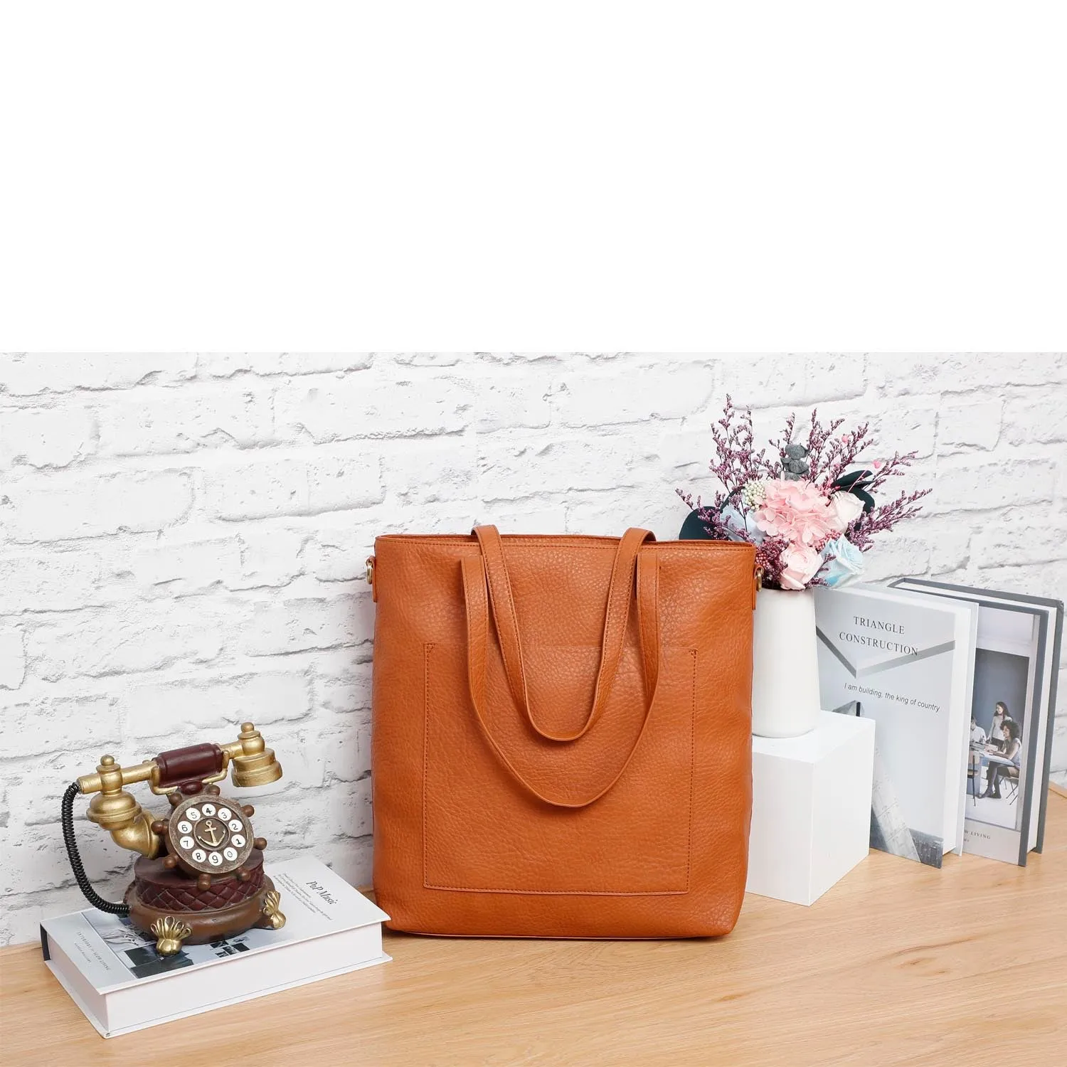 The Katrina Tote - Cognac